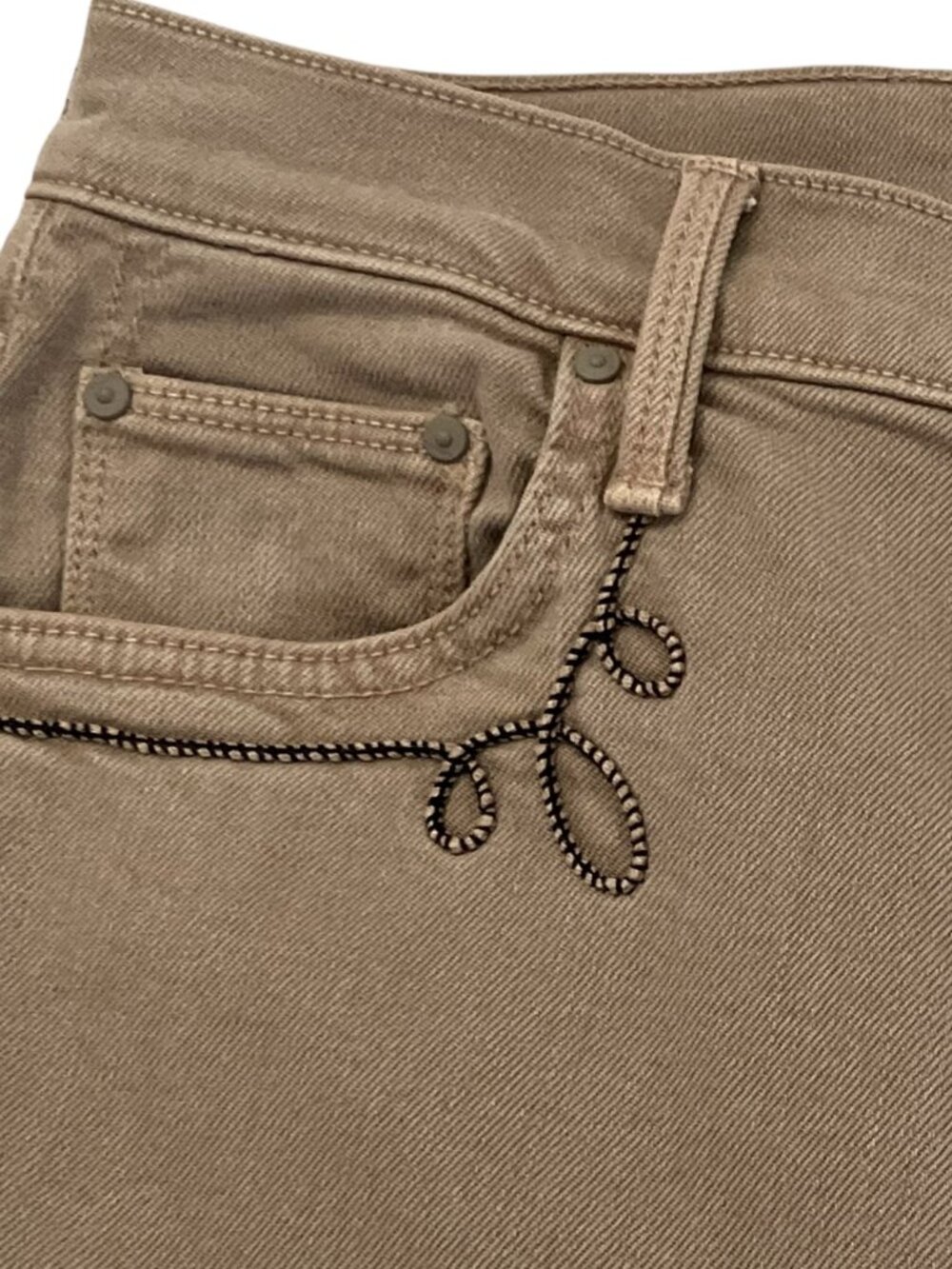 NWT HTF MOTHER Tomcat Ankle Cats Dogs Western Embroidered Jeans Cowgirl 28 $278 - Picture 11 of 15